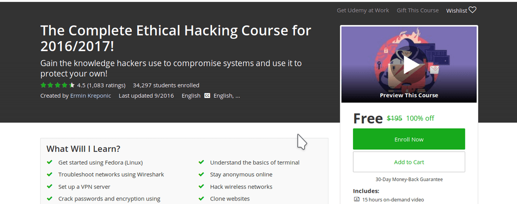 hacking course