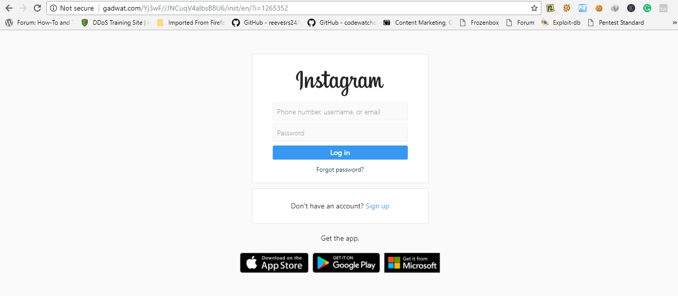 hack a instagram page