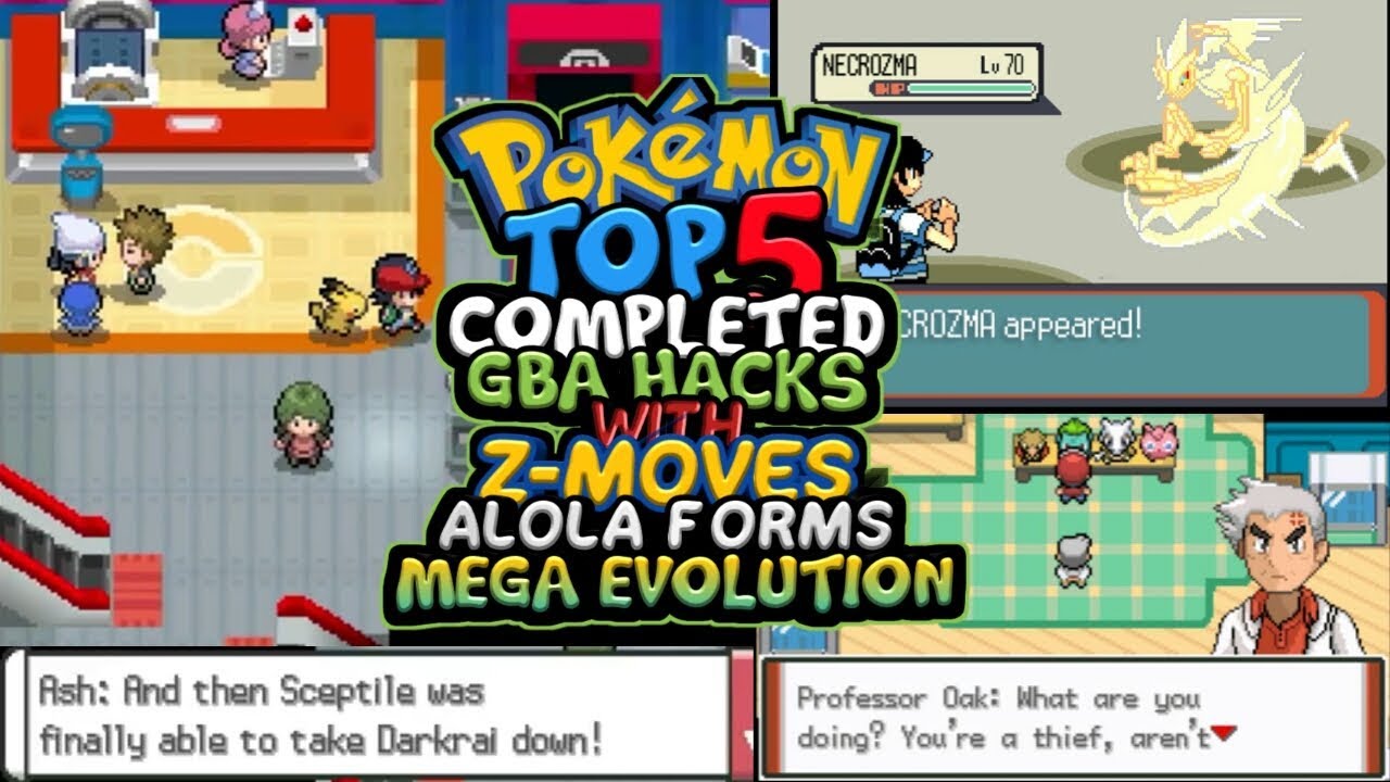 pokemon gba hacks with 5th gen pokemon